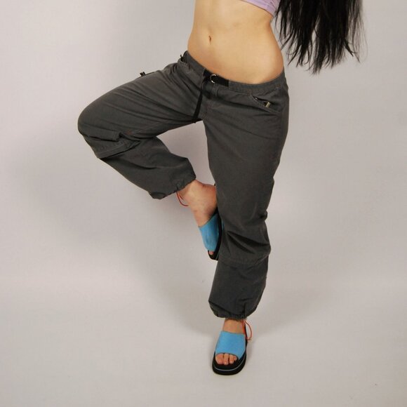 UNIONBAY Pants - Y2K Cargo Pants (9) grey jogger vintage low rise Union Bay dancer utility casual